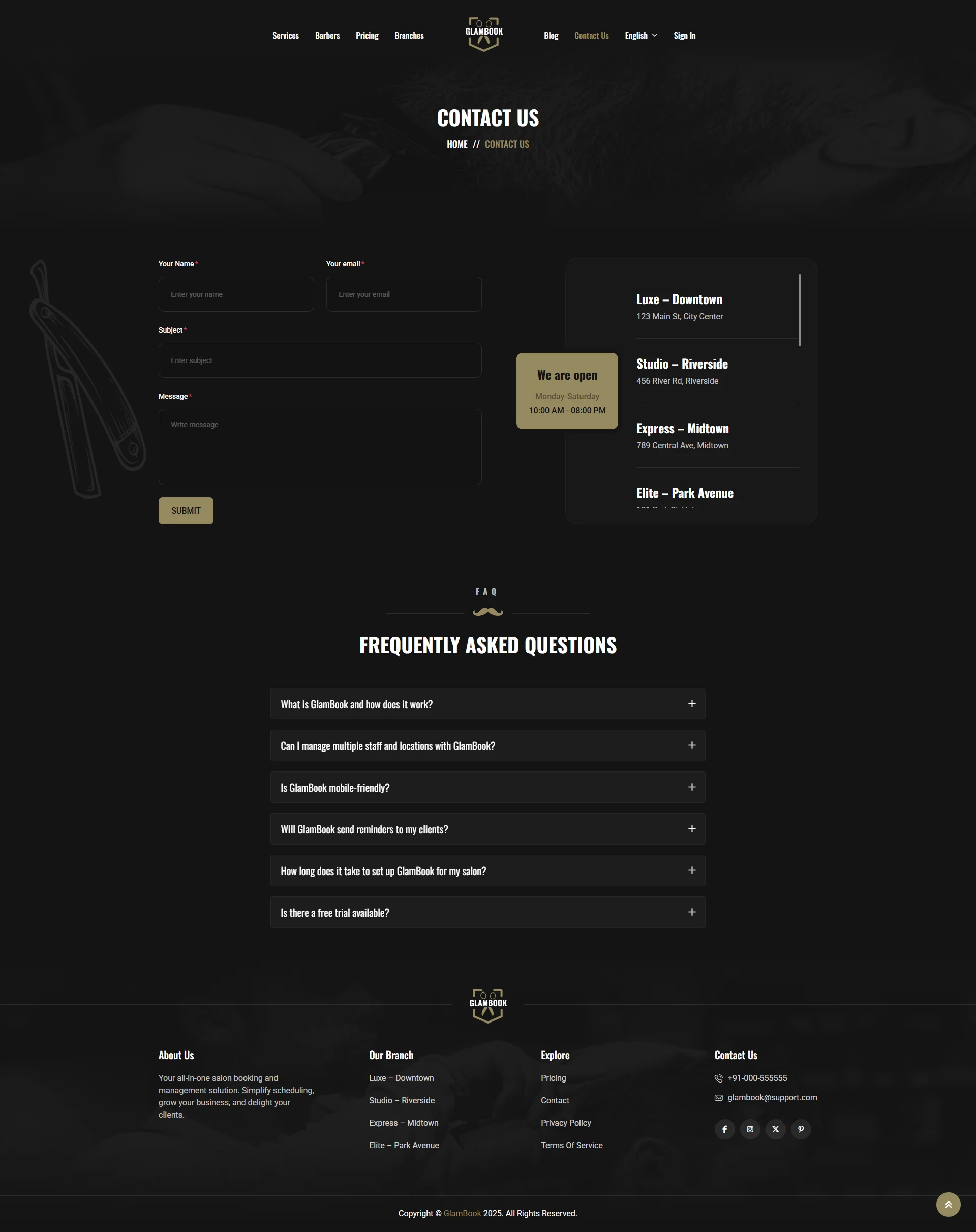 Salon Management & Booking System